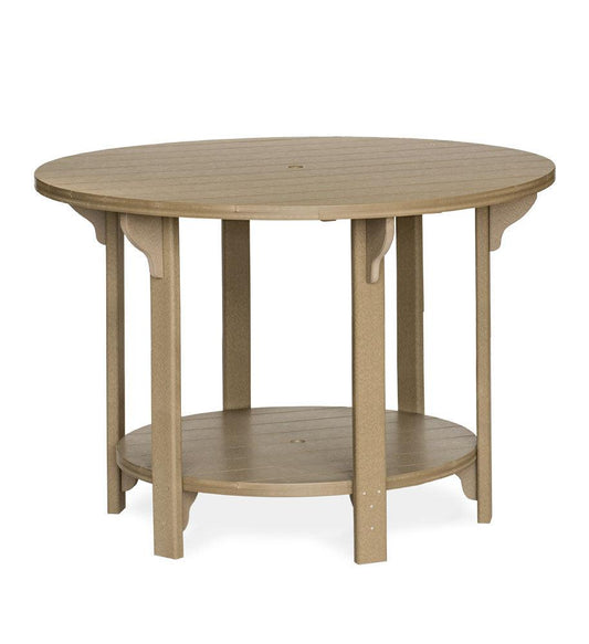 Leisure Lawns Amish Made Recycled Plastic Round Table 60" (Bar Height) Model #760B - LEAD TIME TO SHIP 6 WEEKS OR LESS