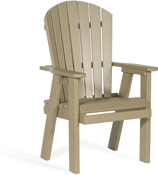 Leisure Lawns Amish Made Recycled Plastic Bistro Chair Model 321D (Dining Height) - LEAD TIME TO SHIP 6 WEEKS OR LESS