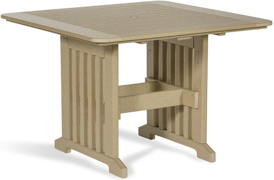 Leisure Lawns Amish Made Recycled Plastic 43" Square Table (Dining Height) Model #843D - LEAD TIME TO SHIP 6 WEEKS OR LESS