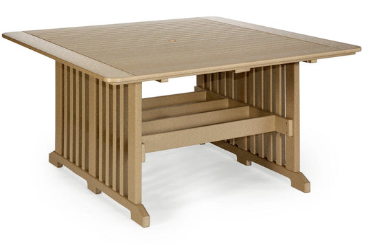 Leisure Lawns Amish Made Recycled Plastic 60" Square Table (Dining Height) Model #855D - LEAD TIME TO SHIP 4 WEEKS