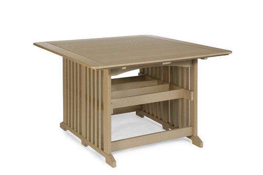 Leisure Lawns Amish Made Recycled Plastic 72" Square Table (Counter Height) Model #866C - LEAD TIME TO SHIP 4 WEEKS