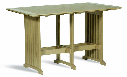 Leisure Lawns Amish Made English Garden Recycled 72" Table (Bar Height) Model #872B - LEAD TIME TO SHIP 6 WEEKS OR LESS