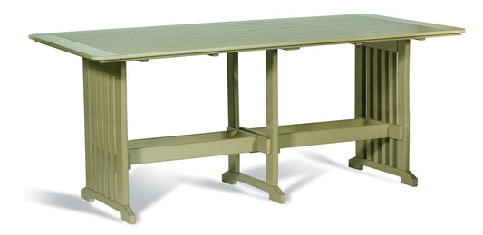 Leisure Lawns Amish Made English Garden  Recycled 96" Table (Counter Height) Model #896C - LEAD TIME TO SHIP 4 WEEKS