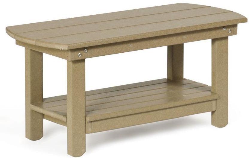 Leisure Lawns Amish Made Recycled Plastic Coffee Table Model #970 - LEAD TIME TO SHIP 6 WEEKS OR LESS
