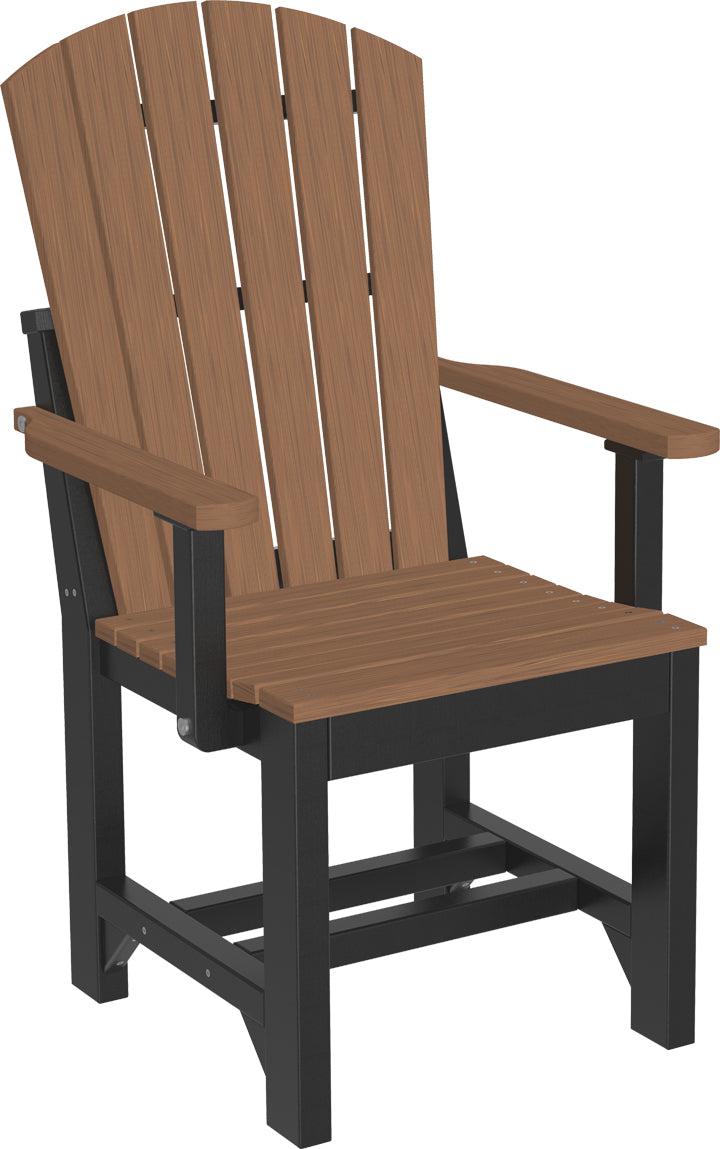 LuxCraft Recycled Plastic Adirondack Arm Chair (DINING HEIGHT) - LEAD TIME TO SHIP 3 TO 4 WEEKS