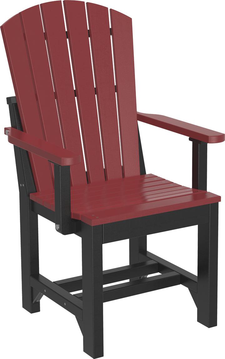 LuxCraft Recycled Plastic Adirondack Arm Chair (DINING HEIGHT) - LEAD TIME TO SHIP 3 TO 4 WEEKS