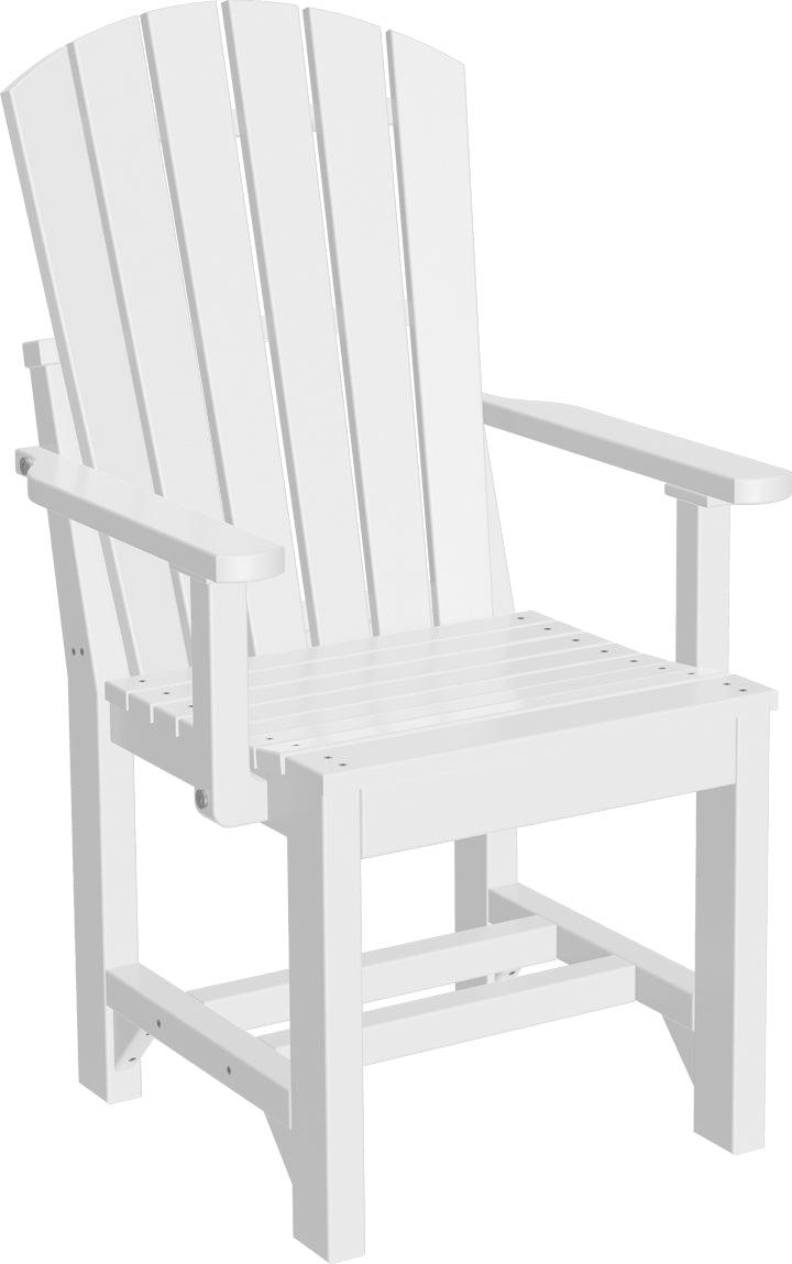 LuxCraft Recycled Plastic Adirondack Arm Chair (DINING HEIGHT) - LEAD TIME TO SHIP 3 TO 4 WEEKS