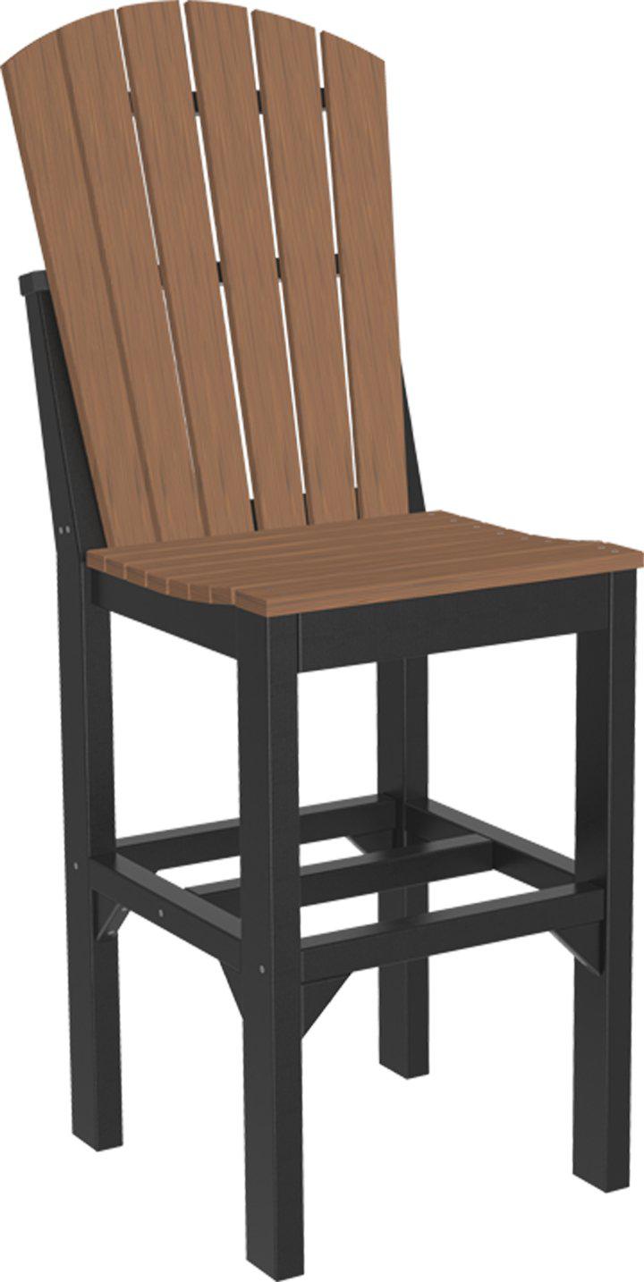 LuxCraft Recycled Plastic Adirondack Side Chair (BAR HEIGHT) - LEAD TIME TO SHIP 3 TO 4 WEEKS