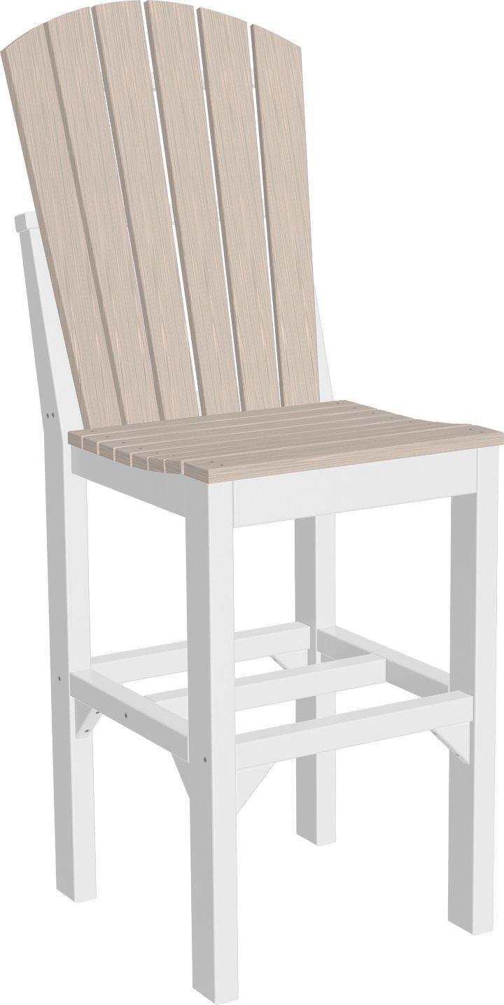 LuxCraft Recycled Plastic Adirondack Side Chair (BAR HEIGHT) - LEAD TIME TO SHIP 3 TO 4 WEEKS