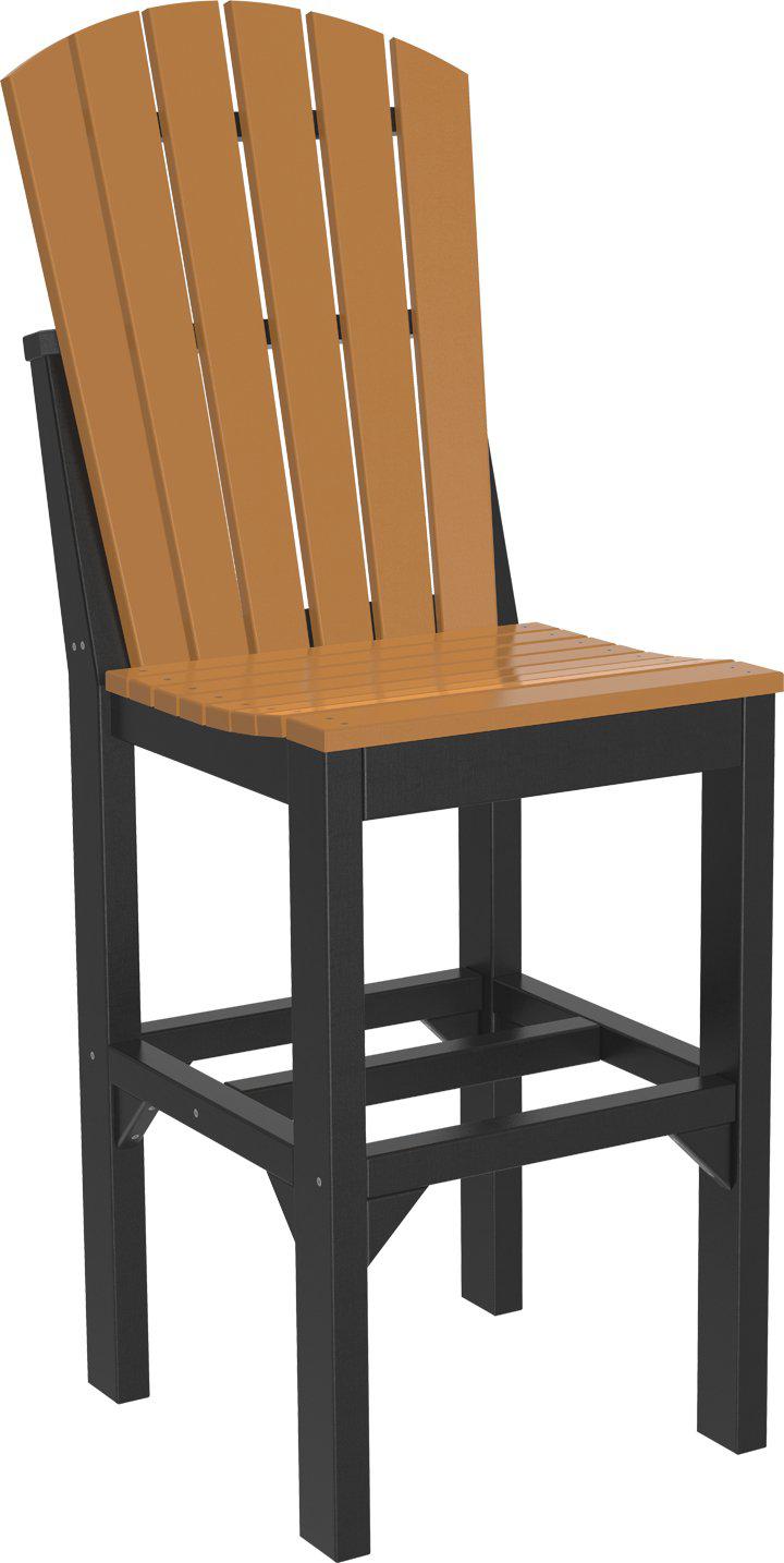 LuxCraft Recycled Plastic Adirondack Side Chair (BAR HEIGHT) - LEAD TIME TO SHIP 3 TO 4 WEEKS