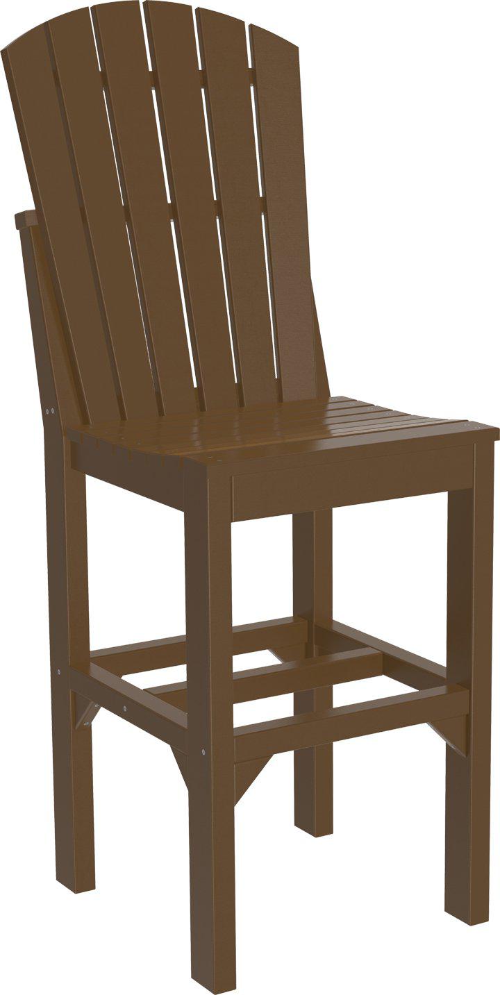 LuxCraft Recycled Plastic Adirondack Side Chair (BAR HEIGHT) - LEAD TIME TO SHIP 3 TO 4 WEEKS