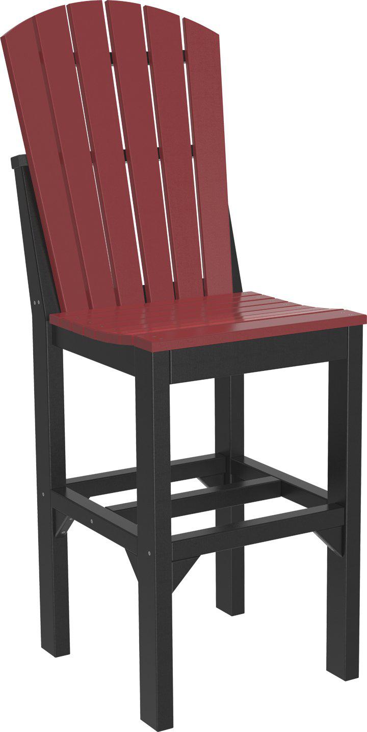 LuxCraft Recycled Plastic Adirondack Side Chair (BAR HEIGHT) - LEAD TIME TO SHIP 3 TO 4 WEEKS
