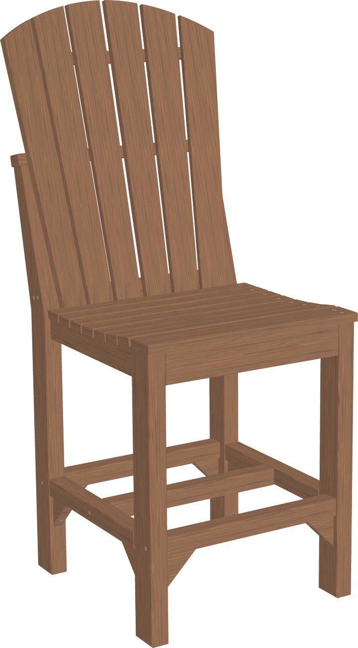 LuxCraft Recycled Plastic Adirondack Side Chair (COUNTER HEIGHT) - LEAD TIME TO SHIP 3 TO 4 WEEKS