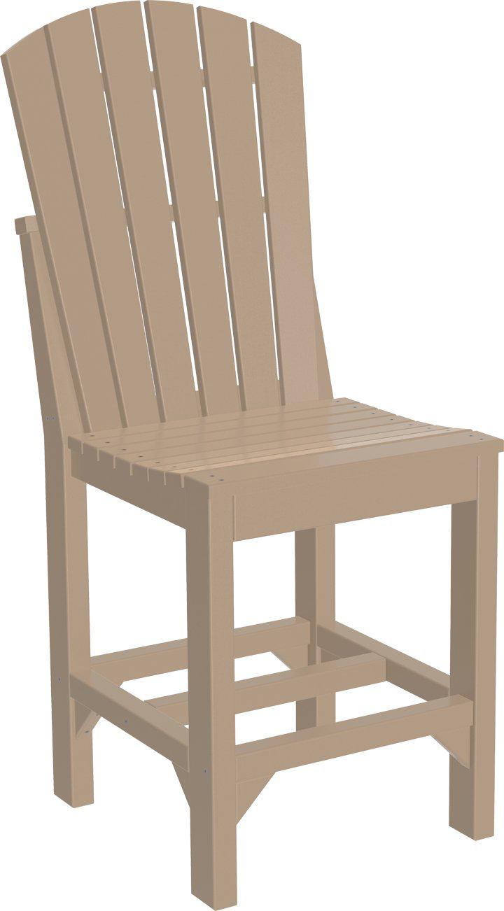 LuxCraft Recycled Plastic Adirondack Side Chair (COUNTER HEIGHT) - LEAD TIME TO SHIP 3 TO 4 WEEKS
