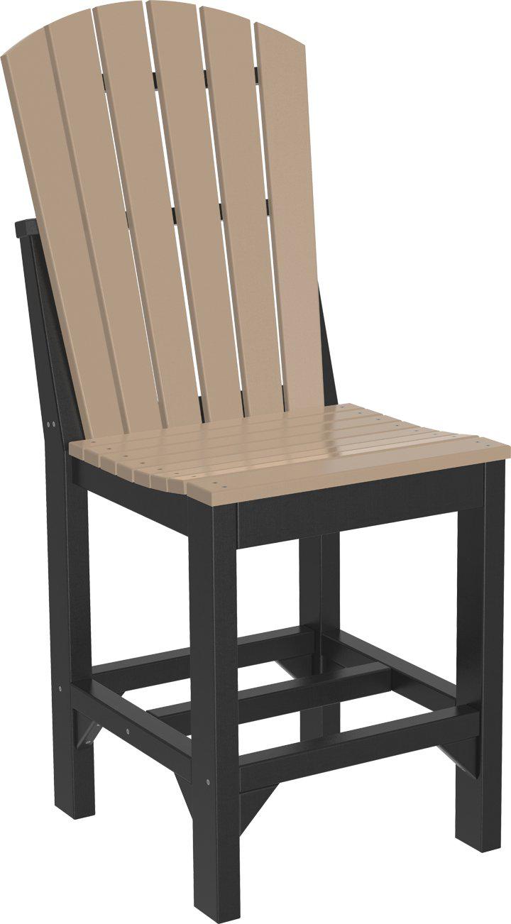 LuxCraft Recycled Plastic Adirondack Side Chair (COUNTER HEIGHT) - LEAD TIME TO SHIP 3 TO 4 WEEKS