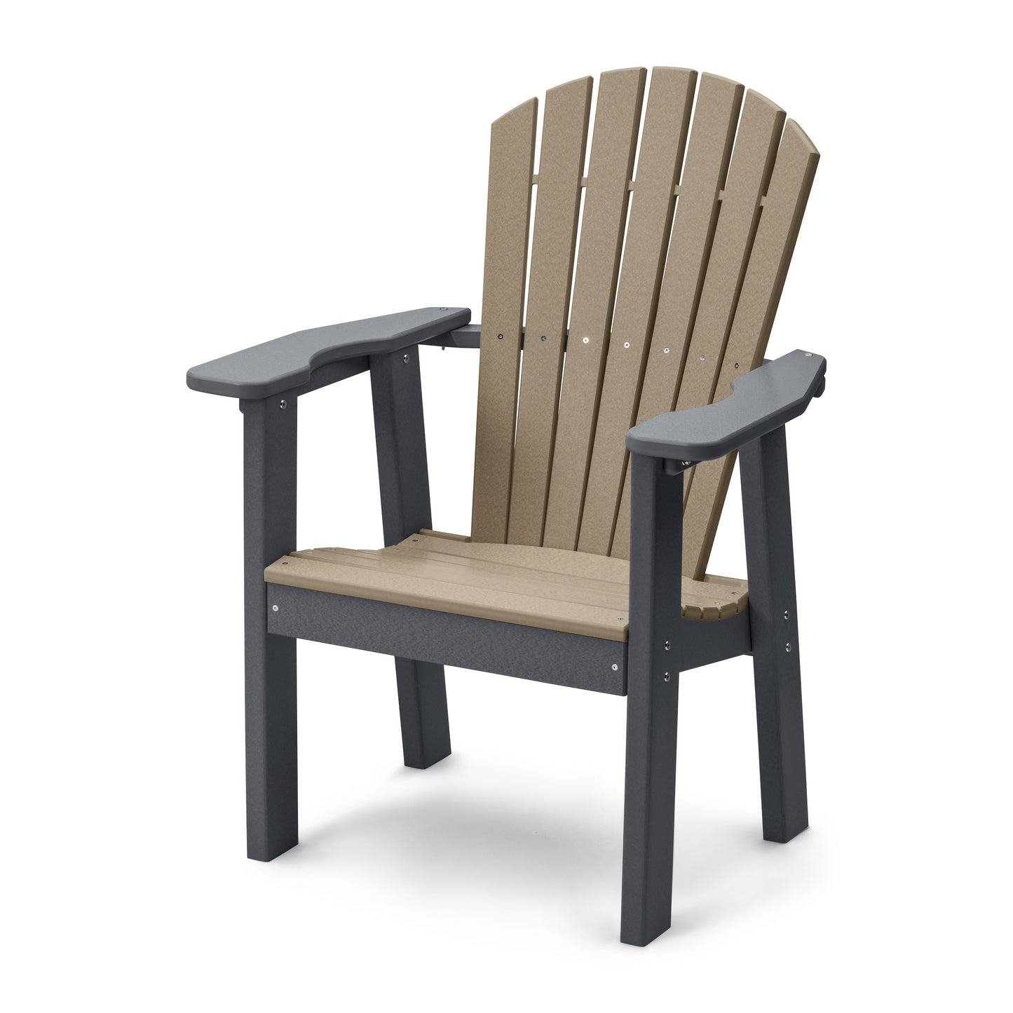 Perfect Choice Recycled Plastic Classic Upright Adirondack Chair with Elevated Seat Height - LEAD TIME TO SHIP 4 WEEKS OR LESS
