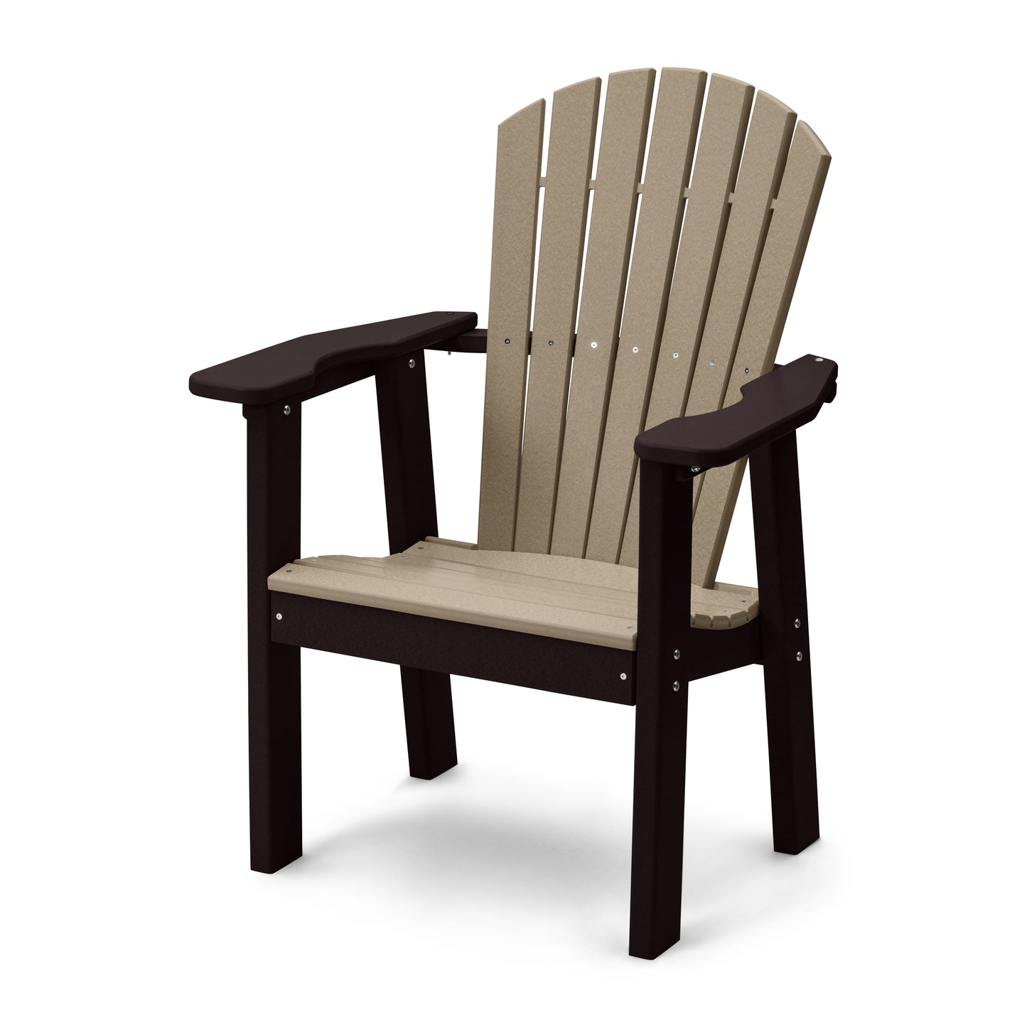 Perfect Choice Recycled Plastic Classic Upright Adirondack Chair with Elevated Seat Height - LEAD TIME TO SHIP 4 WEEKS OR LESS
