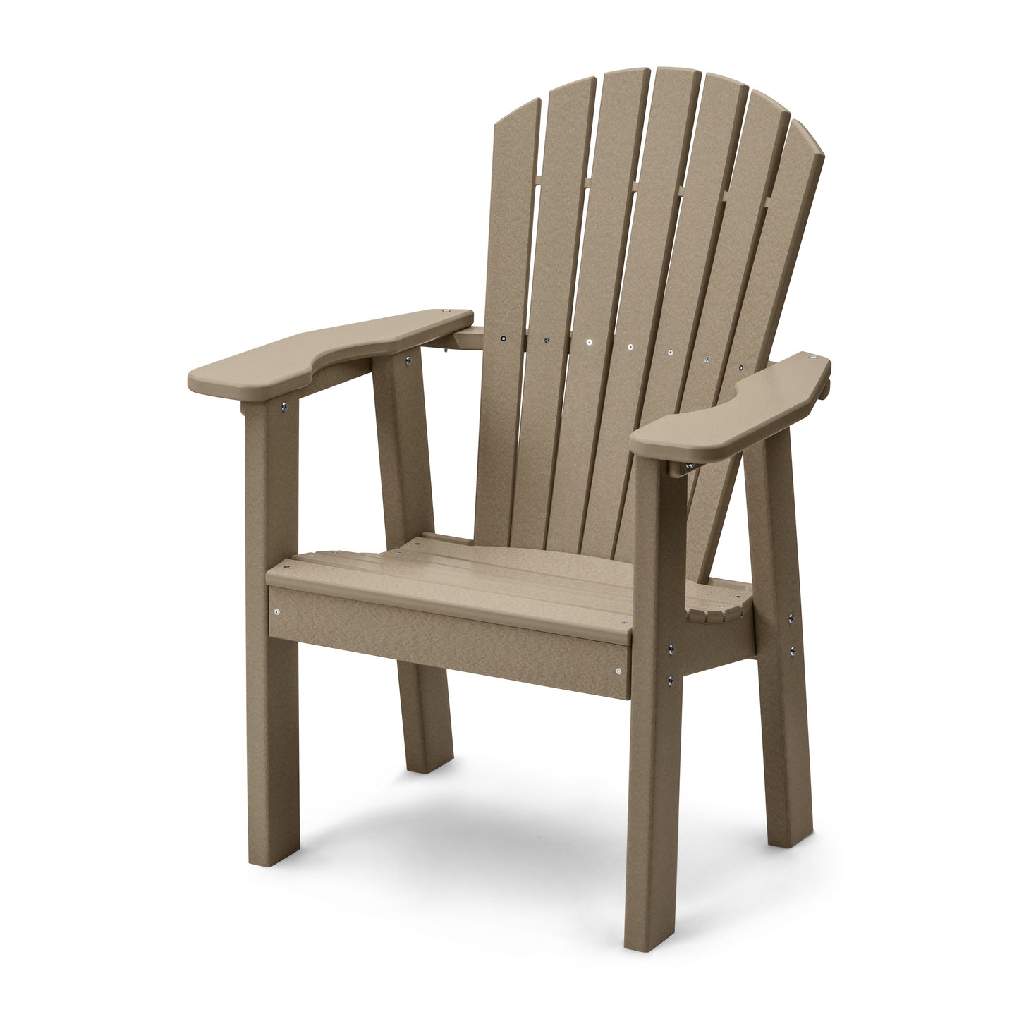 Perfect Choice Recycled Plastic Classic Upright Adirondack Chair with Elevated Seat Height - LEAD TIME TO SHIP 4 WEEKS OR LESS