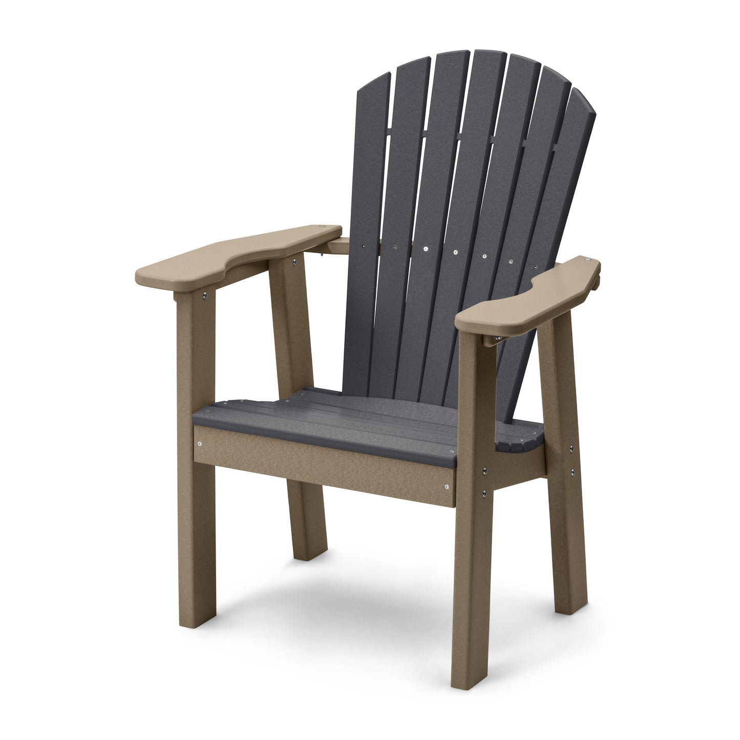 Perfect Choice Recycled Plastic Classic Upright Adirondack Chair with Elevated Seat Height - LEAD TIME TO SHIP 4 WEEKS OR LESS