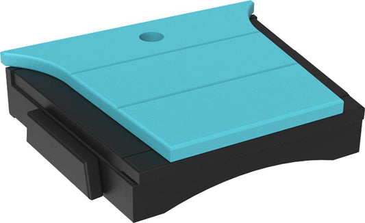 LuxCraft Recycled Plastic Balcony Chair Tete-a-Tete Connecting Table ONLY (chairs sold separately) - LEAD TIME TO SHIP 7 BUSINESS DAYS OR LESS