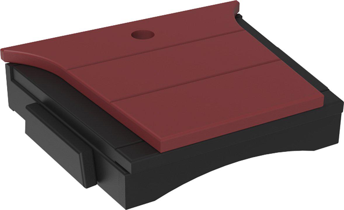 LuxCraft Recycled Plastic Balcony Chair Tete-a-Tete Connecting Table ONLY  (chairs sold separately)  - LEAD TIME TO SHIP 7 BUSINESS DAYS OR LESS