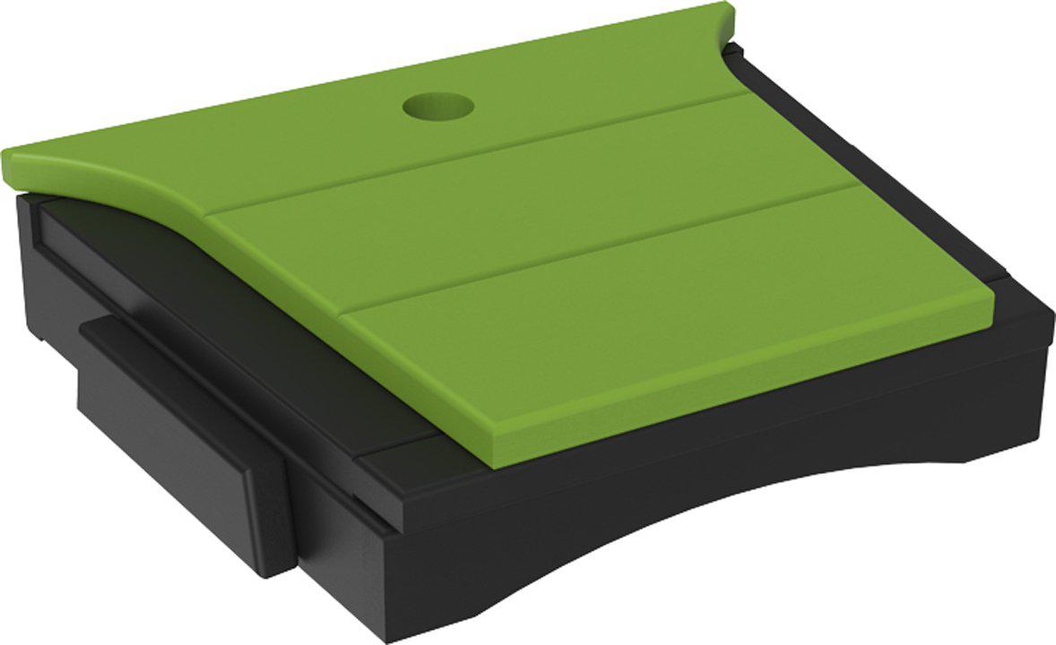 LuxCraft Recycled Plastic Balcony Chair Tete-a-Tete Connecting Table ONLY  (chairs sold separately)  - LEAD TIME TO SHIP 7 BUSINESS DAYS OR LESS