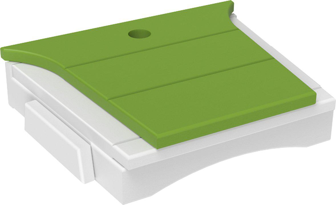 LuxCraft Recycled Plastic Balcony Chair Tete-a-Tete Connecting Table ONLY  (chairs sold separately)  - LEAD TIME TO SHIP 7 BUSINESS DAYS OR LESS