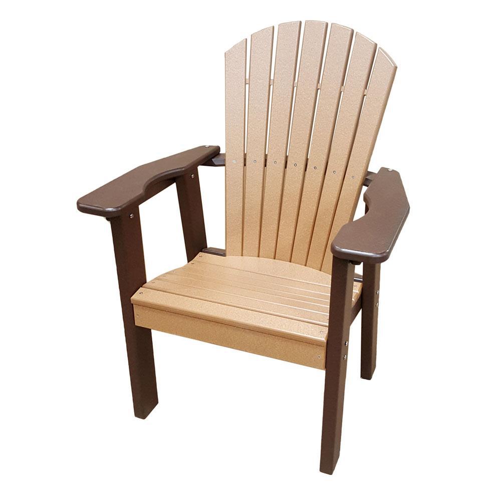 Perfect Choice Recycled Plastic Classic Upright Adirondack Chair with Elevated Seat Height - LEAD TIME TO SHIP 4 WEEKS OR LESS