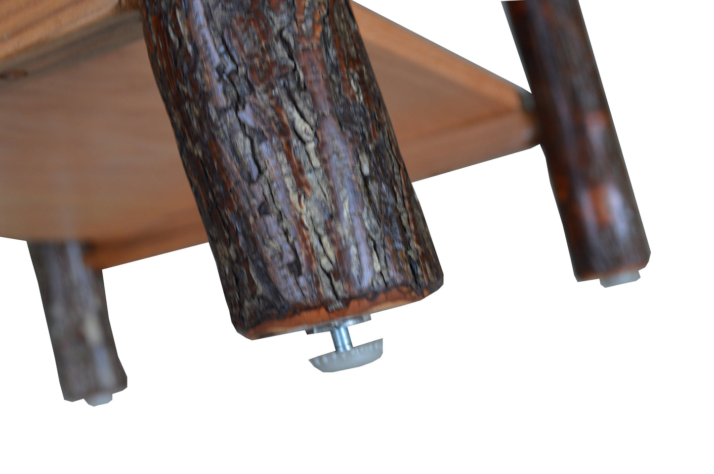 A&L Furniture Co. Hickory Solid Wood End Table with Shelf - LEAD TIME TO SHIP 10 BUSINESS DAYS