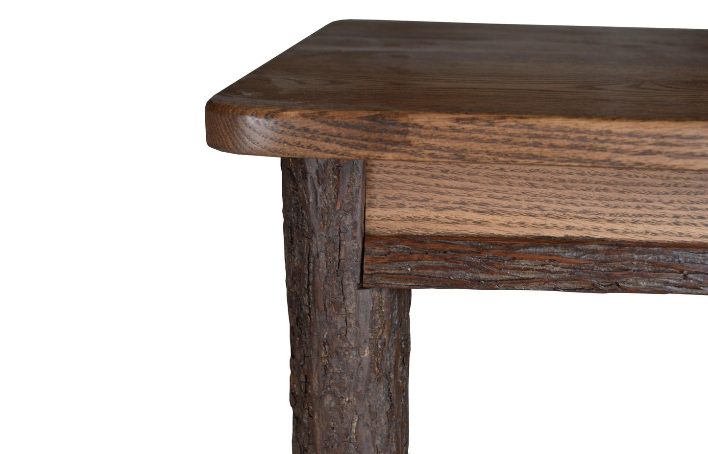 A&L Furniture Co. Hickory Solid Wood End Table with Shelf - LEAD TIME TO SHIP 10 BUSINESS DAYS