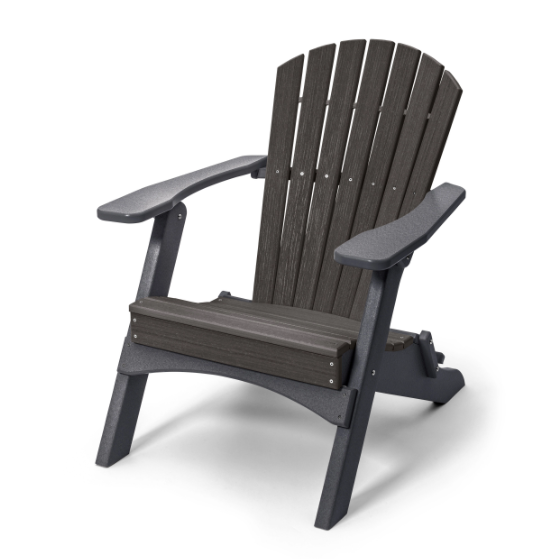 Perfect Choice Recycled Plastic Classic Folding Adirondack Chair - LEAD TIME TO SHIP 4 WEEKS OR LESS