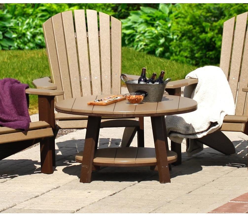 Leisure Lawns Amish Made Recycled Plastic Conversation Table Model #69 - LEAD TIME TO SHIP 4 WEEKS