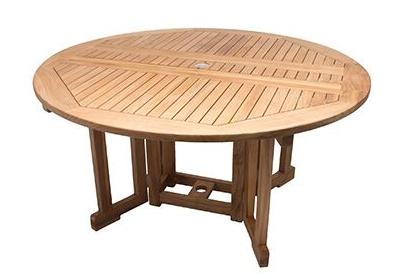 Royal Teak Collection 6' Outdoor Drop leaf Patio Table - SHIPS WITHIN 1 TO 2 BUSINESS DAYS