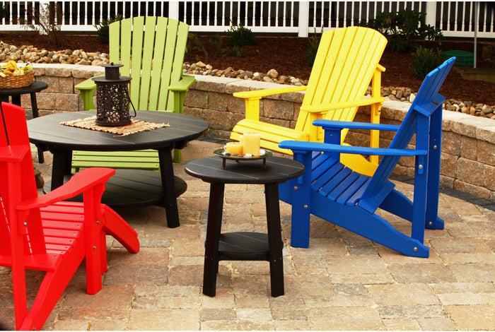 LuxCraft Recycled Plastic 21.5" Deluxe End Table - Rocking Furniture