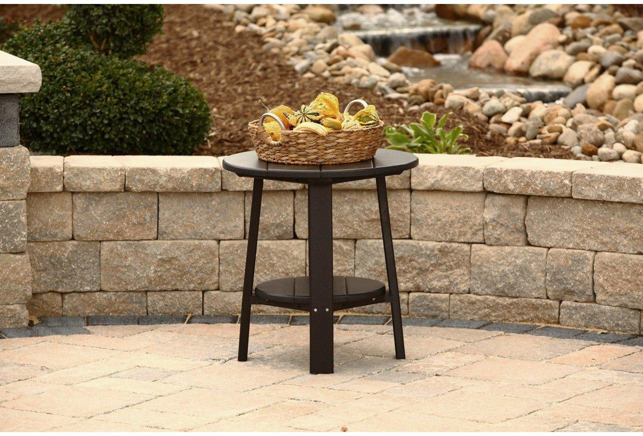 LuxCraft Recycled Plastic 21.5" Deluxe End Table - Rocking Furniture