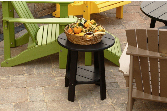 LuxCraft Recycled Plastic 21.5" Deluxe End Table - Rocking Furniture