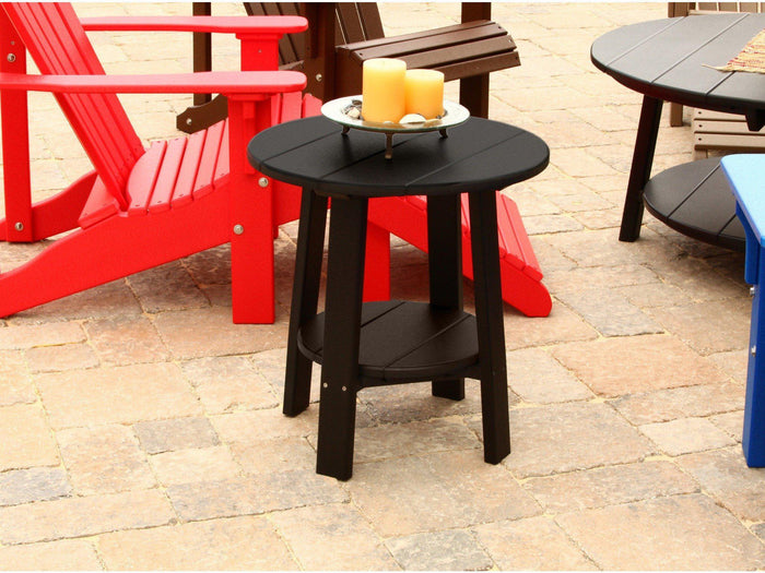 LuxCraft Recycled Plastic 21.5" Deluxe End Table - Rocking Furniture