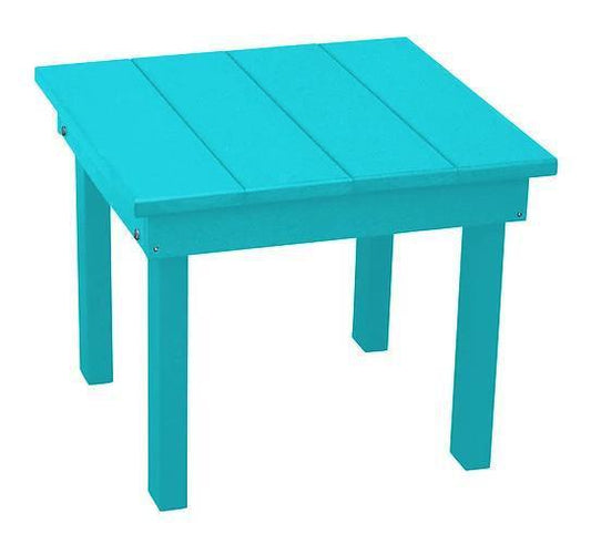 Bryton Park Poly Furniture Recycled Plastic 22" X 22" Square Poly Hampton End Table - LEAD TIME TO SHIP 10 BUSINESS DAYS