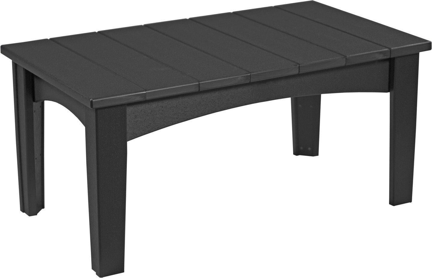 LuxCraft Recycled Plastic Island Coffee Table - Rocking Furniture