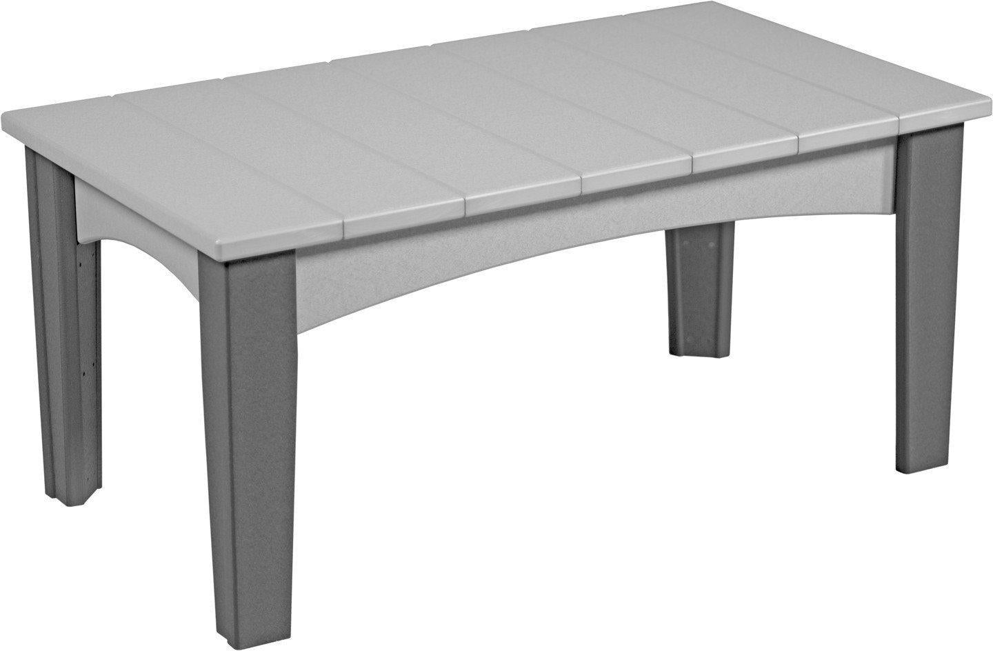 LuxCraft Recycled Plastic Island Coffee Table - Rocking Furniture