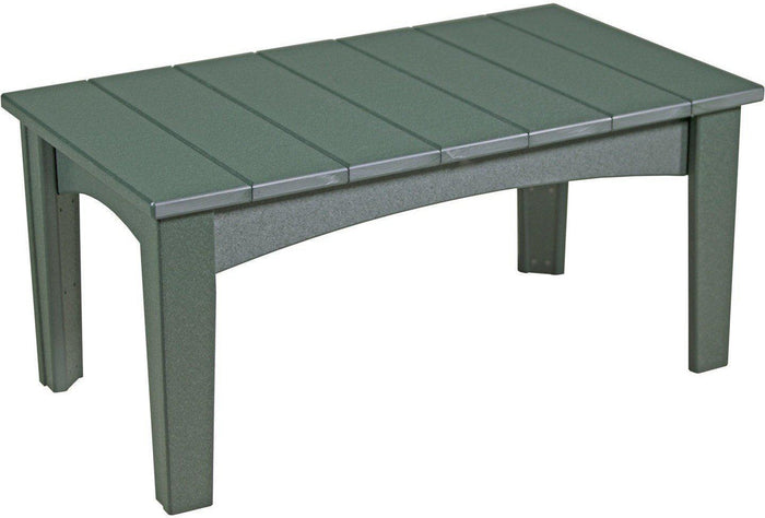 LuxCraft Recycled Plastic Island Coffee Table - Rocking Furniture