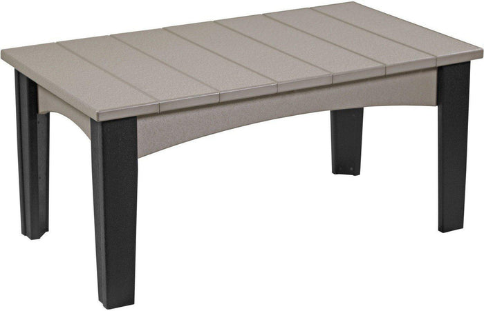 LuxCraft Recycled Plastic Island Coffee Table - Rocking Furniture