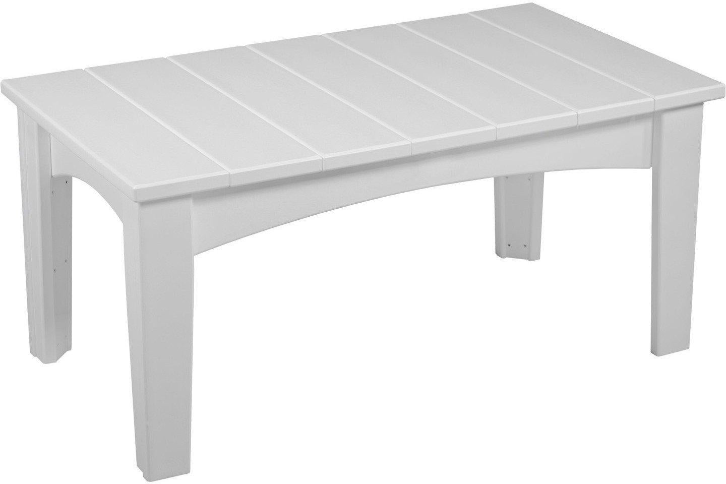 LuxCraft Recycled Plastic Island Coffee Table - Rocking Furniture