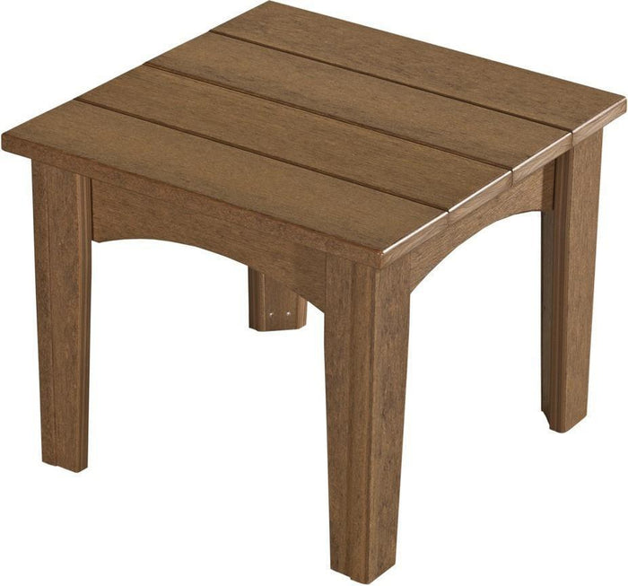 LuxCraft Recycled Plastic Island End Table - Rocking Furniture