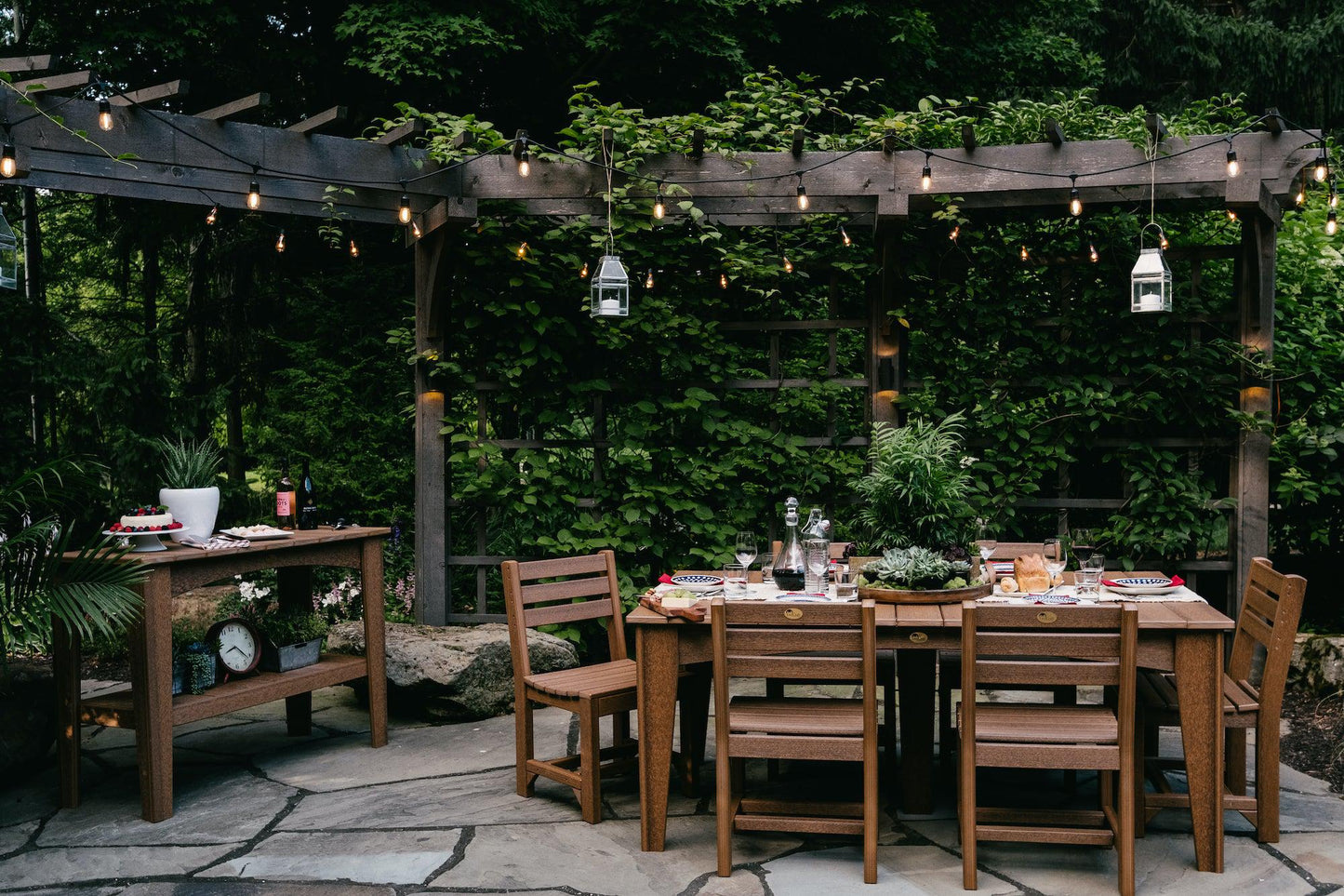 LuxCraft Recycled Plastic Island Side Chair (DINING HEIGHT) - LEAD TIME TO SHIP 3 TO 4 WEEKS