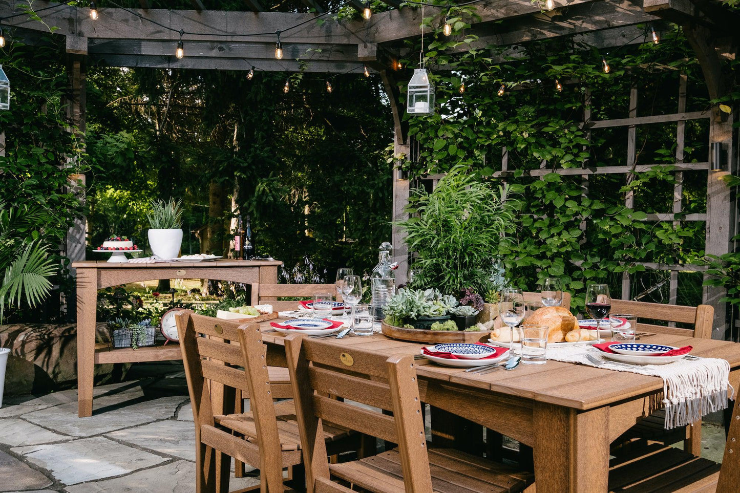 LuxCraft Recycled Plastic Island Side Chair (DINING HEIGHT) - LEAD TIME TO SHIP 3 TO 4 WEEKS