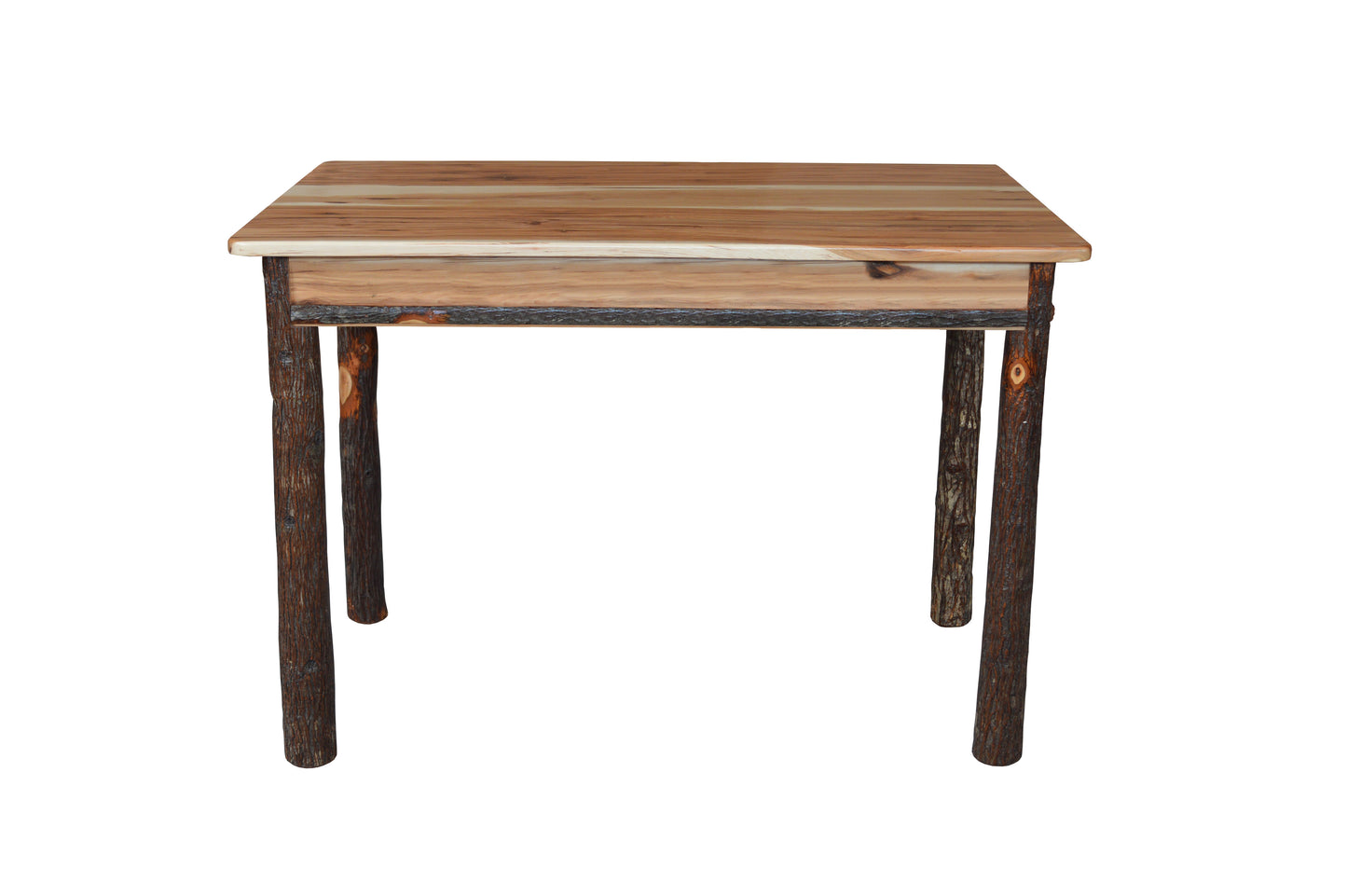 A&L Furniture Co. Timberlux Rustic Hickory 4' Farm Table - LEAD TIME TO SHIP 10 BUSINESS DAYS
