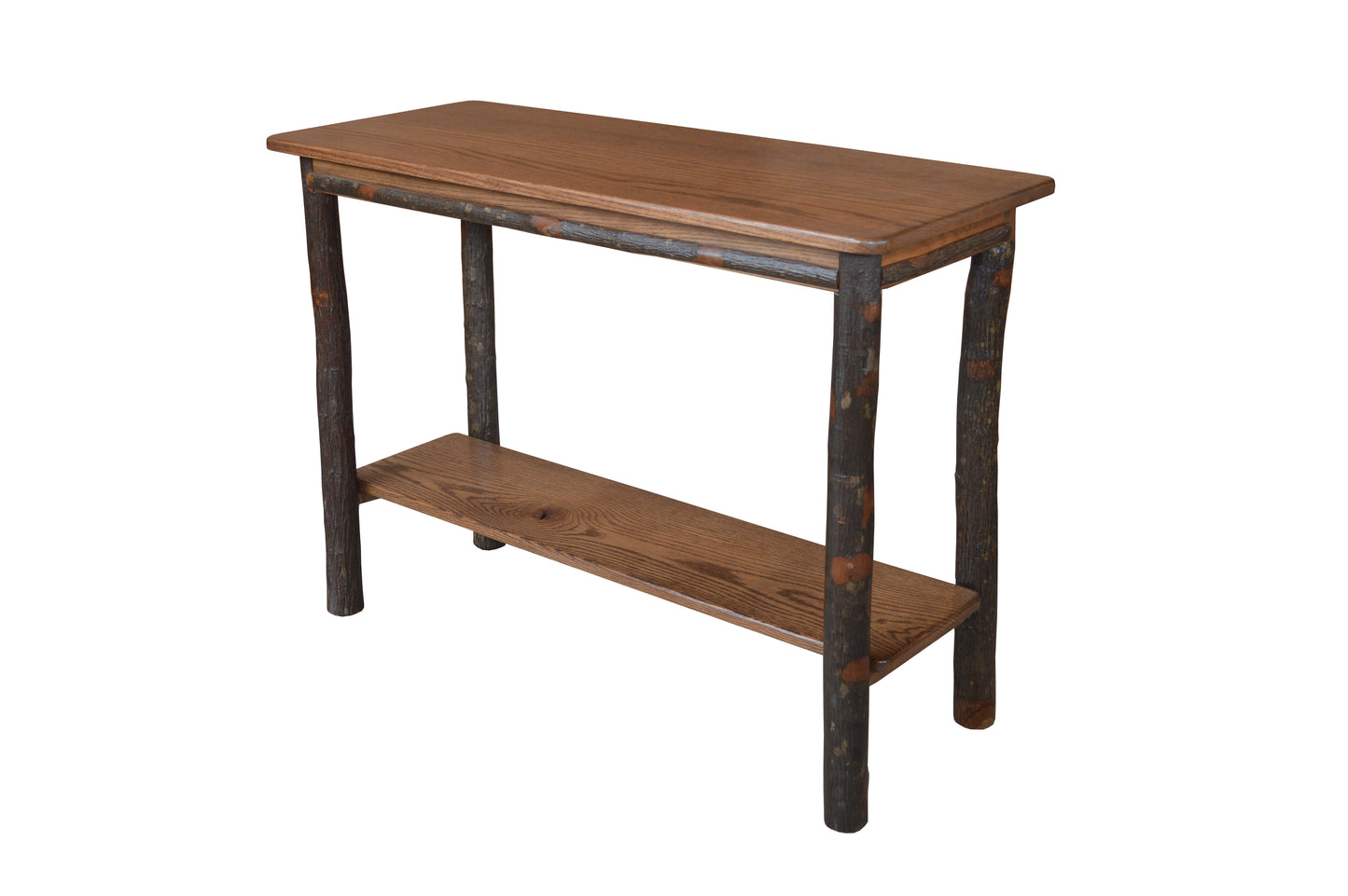 A&L Furniture Co. Timberlux Rustic Hickory Console Table - LEAD TIME TO SHIP 10 BUSINESS DAYS
