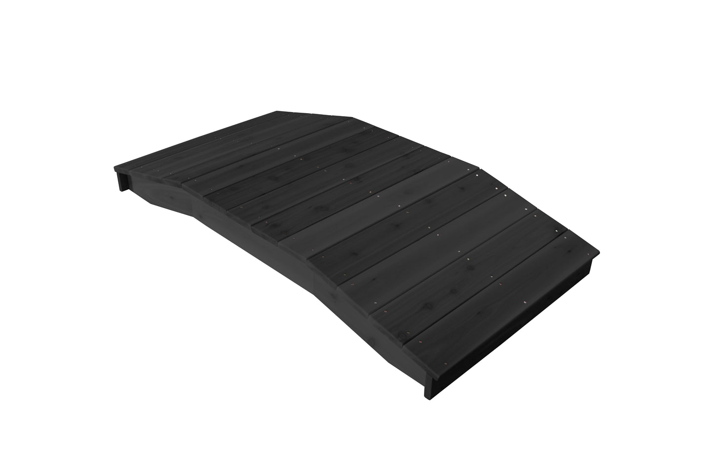 Backyard Crafts Western Red Cedar 3' x 6' Standard Plank Bridge - LEAD TIME TO SHIP 2 WEEKS