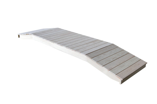 Backyard Crafts Pressure Treated Pine 3' x 10' Standard Plank Bridge - LEAD TIME TO SHIP 10 BUSINESS DAY
